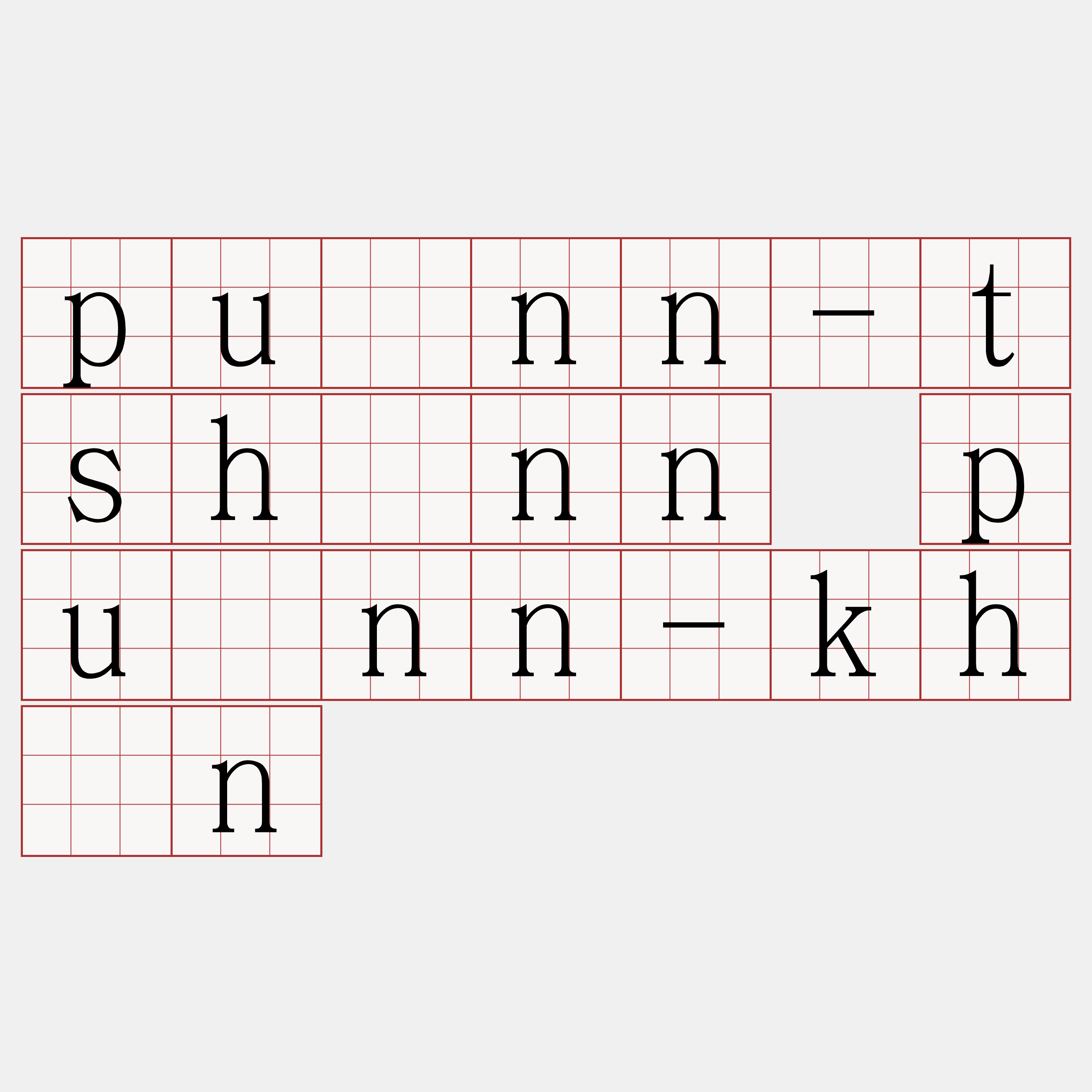 puànn-tshénn puànn-khùn